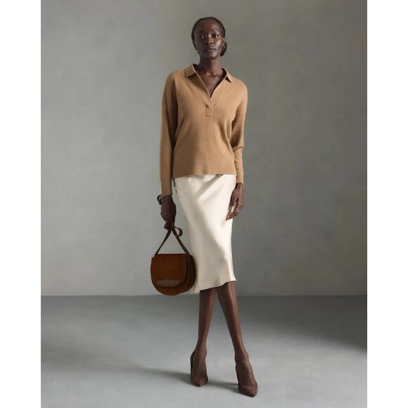 Quince Cream Mini Skirt - Picture 2 of 15